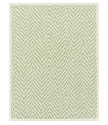 ChappyWrap Harborview Herringbone Sprout Green Blanket