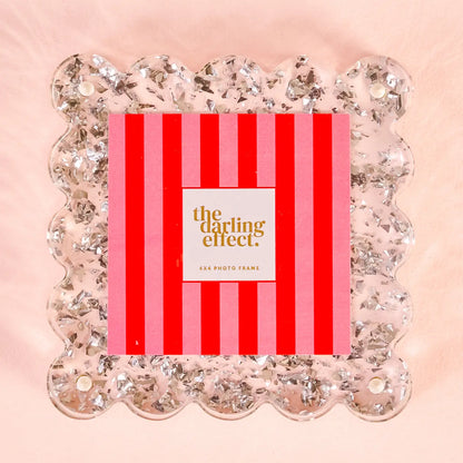 Square Scalloped Acrylic Frame
