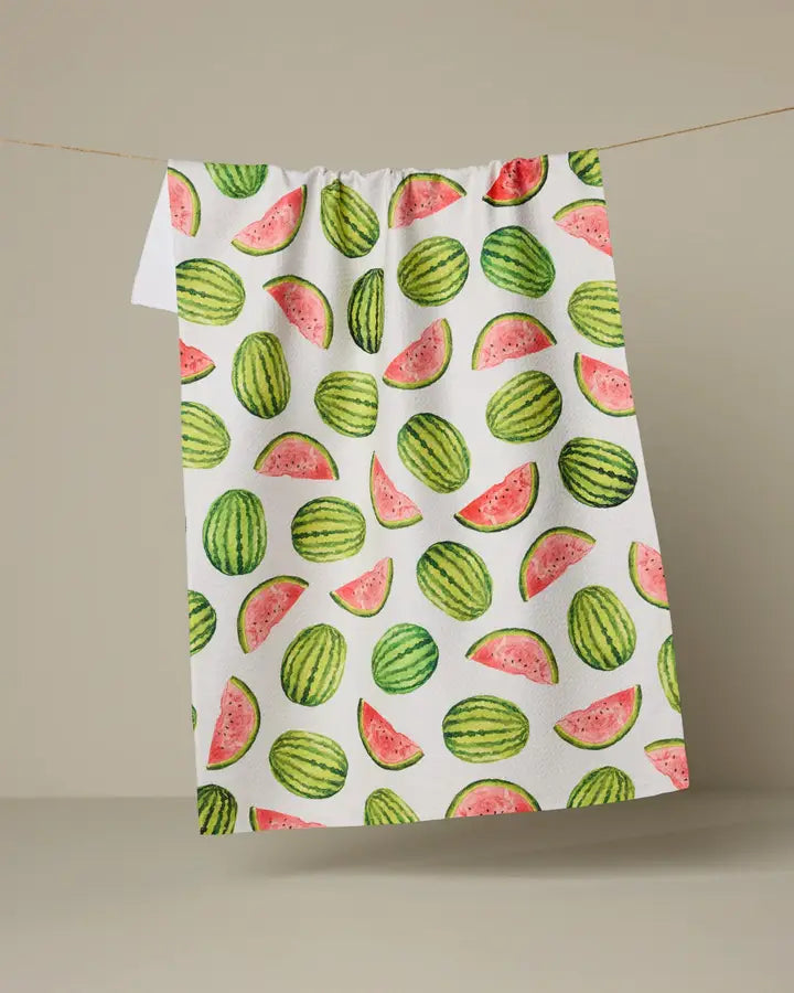 Melon Market Tea Towel