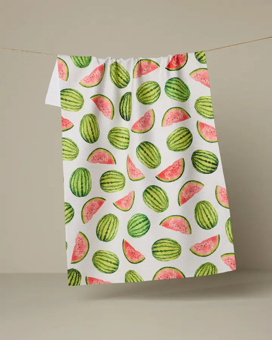 Melon Market Tea Towel