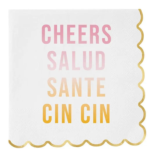 Cheers Cocktail Napkins