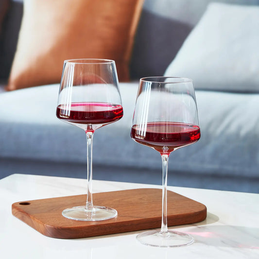 Thin Universal All Purpose Crystal Wine Glass | Set of 2