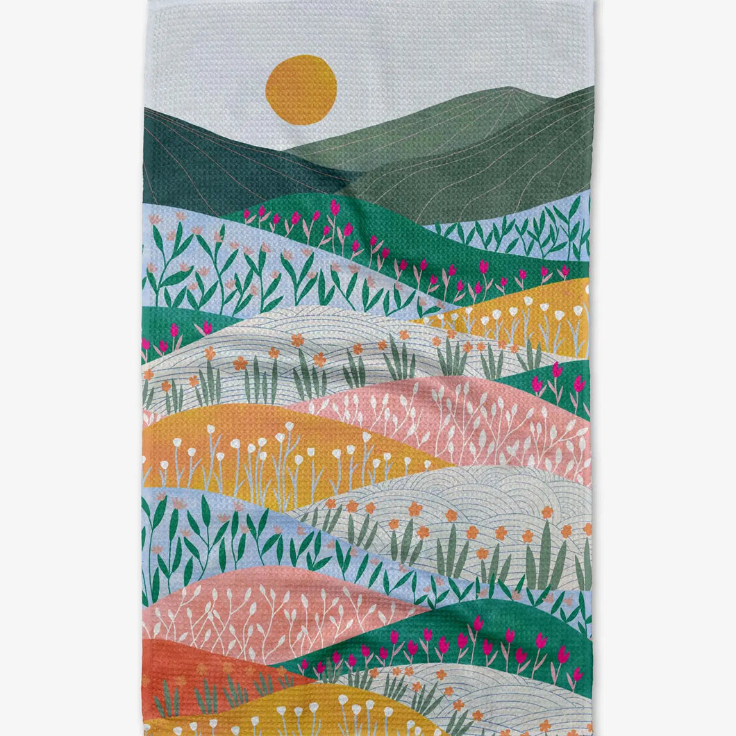 Sunrise Mountains Tea Towel