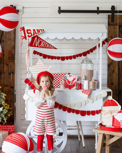 BEC1105 - Santa Felt Pennant Flag