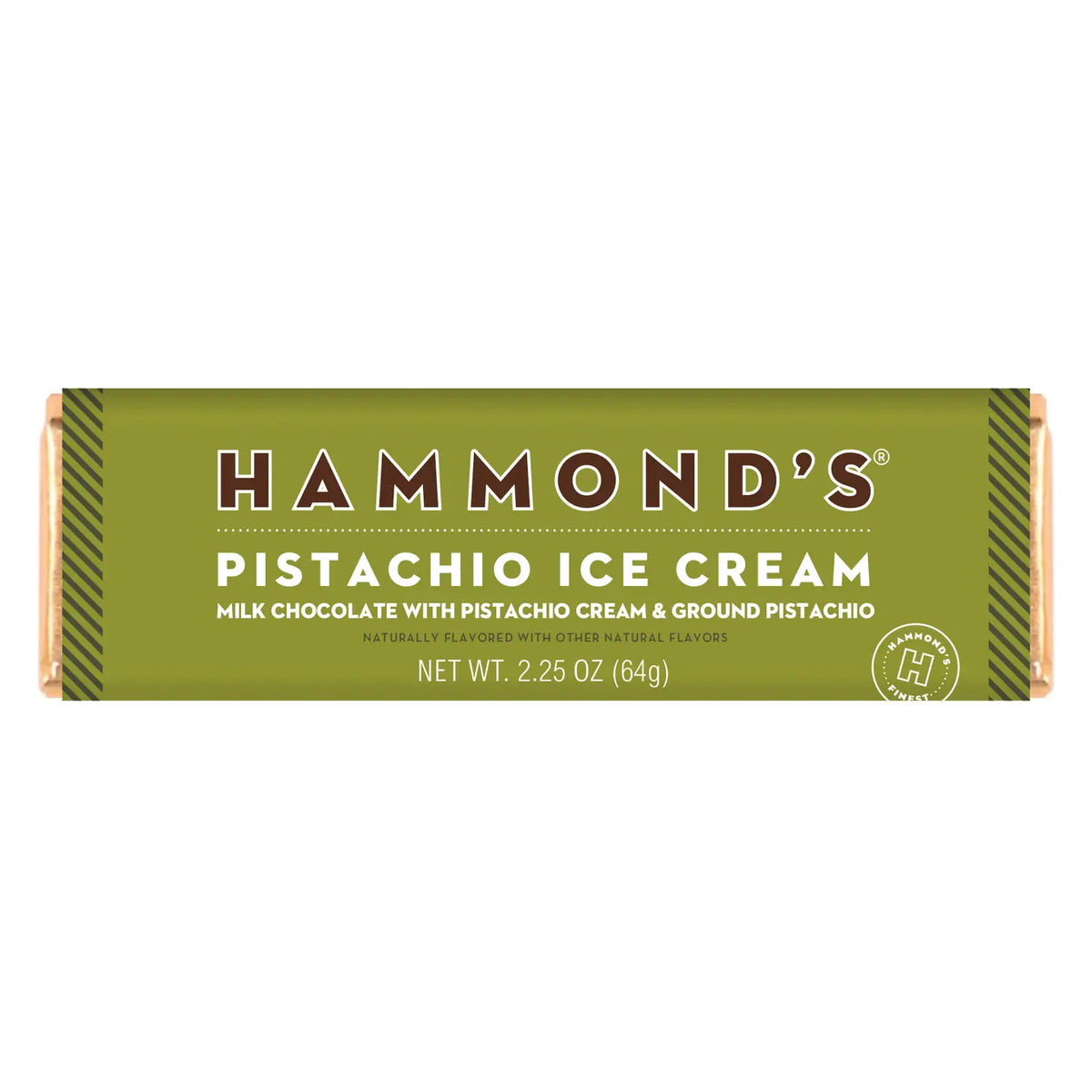Hammond's Pistachio Ice Cream Chocolate Bar