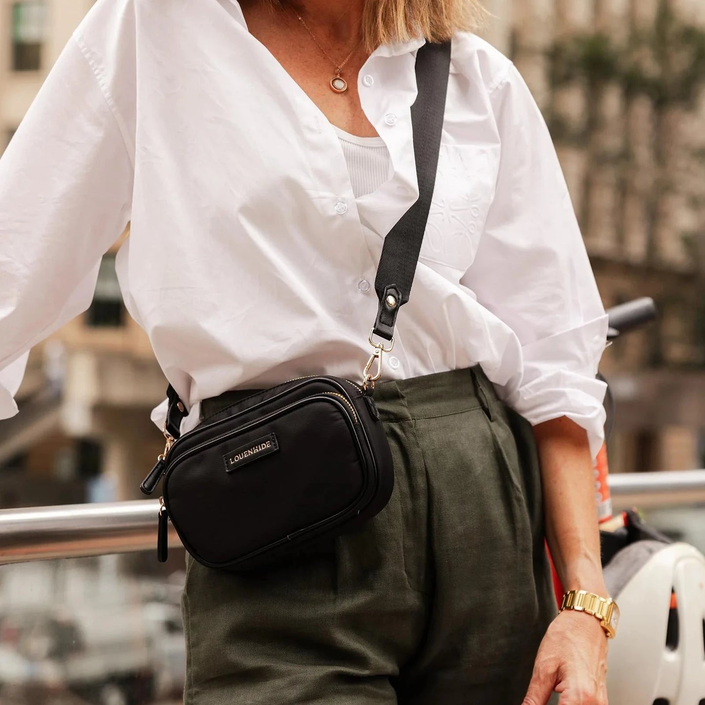 Cali Nylon Crossbody Bag