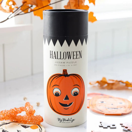Vintage Halloween Pumpkin Puzzle