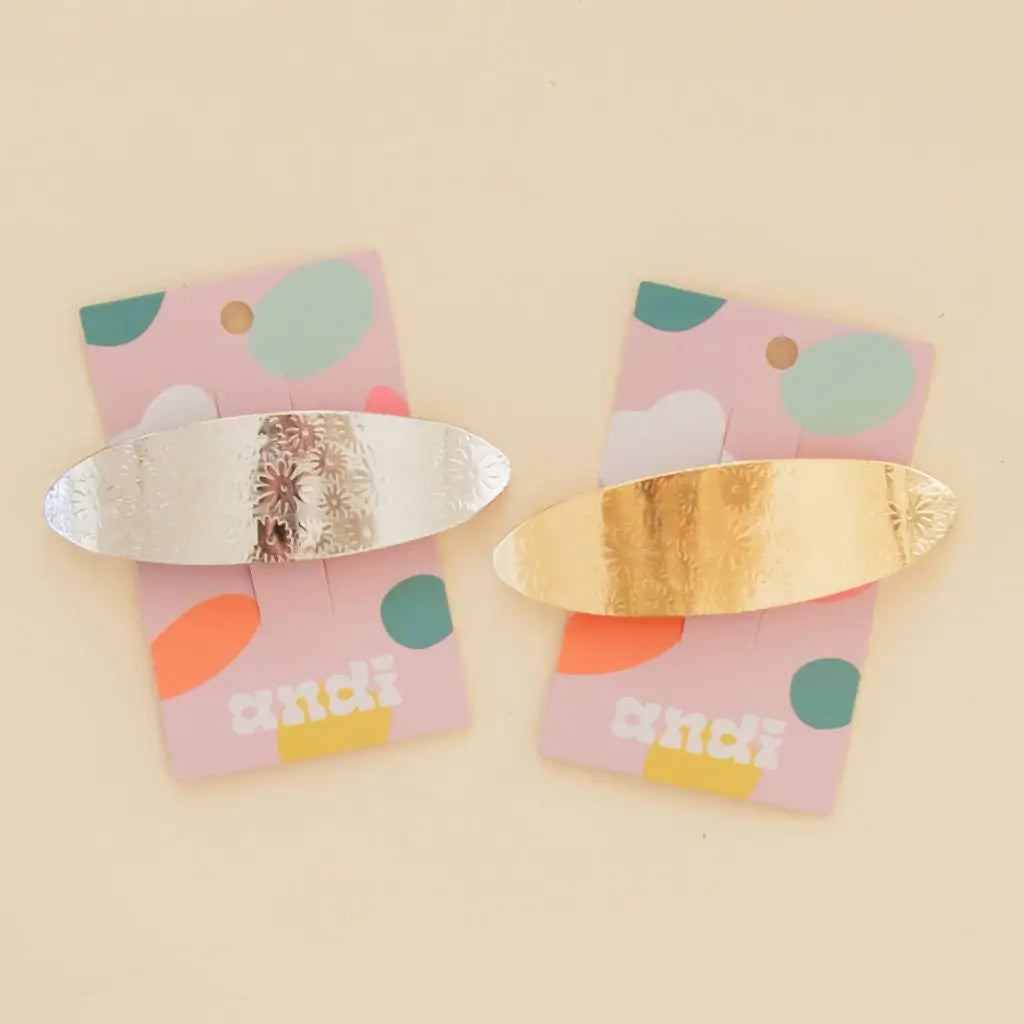 Metal Daisy Barrette
