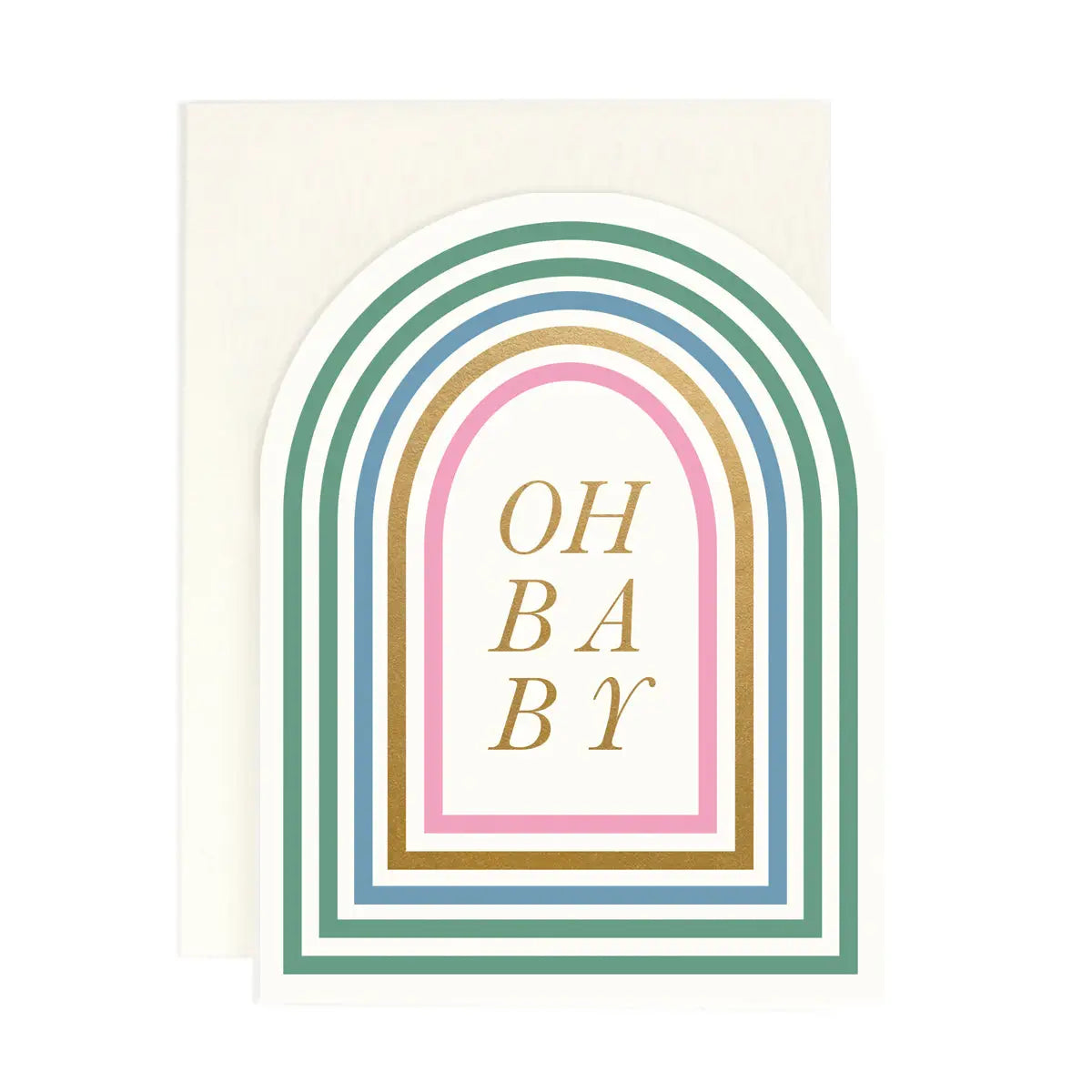 Oh Baby Arched Card