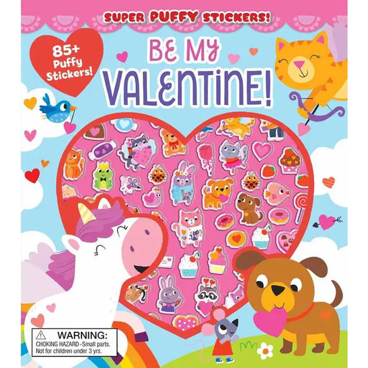 Super Puffy Stickers! Be My Valentine! Book