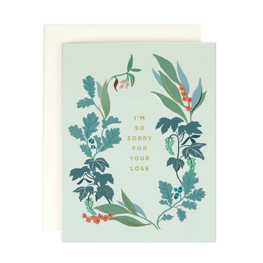 Sorry For Your Loss Greeting Card
