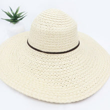 Load image into Gallery viewer, Straw Floppy Brim Hat
