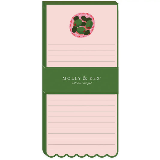 Mediterranea Olives Magnetic List Pad