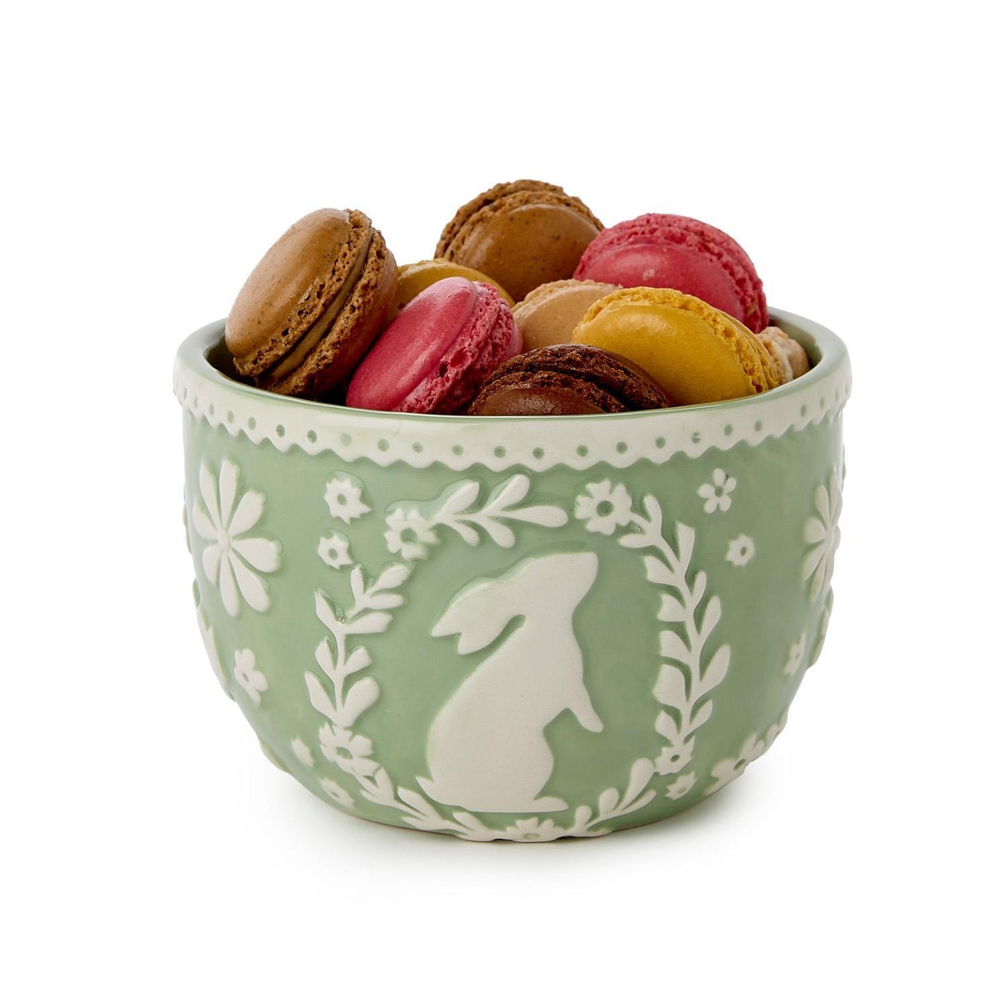 Whimsy Bunny Relief Pattern Bowl