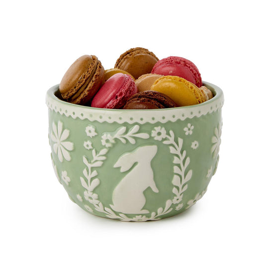 Whimsy Bunny Relief Pattern Bowl