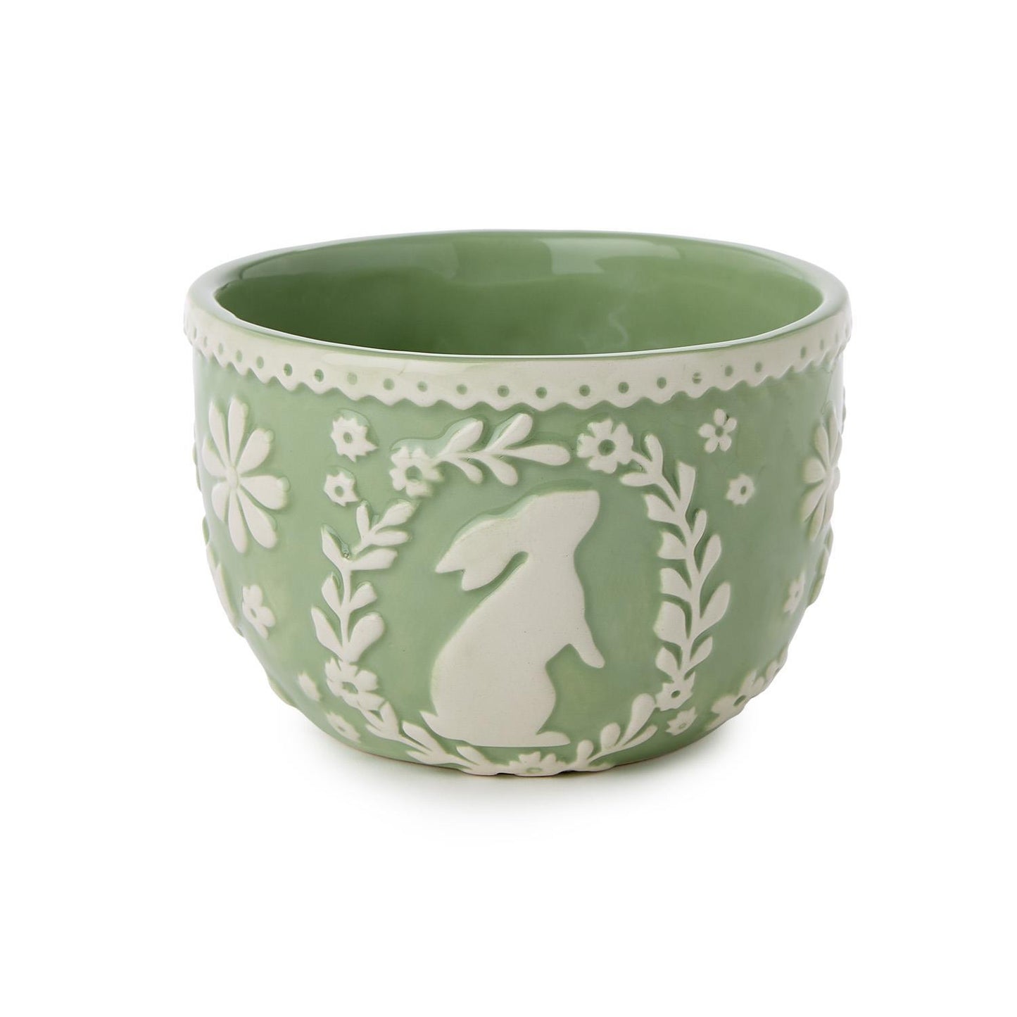 Whimsy Bunny Relief Pattern Bowl