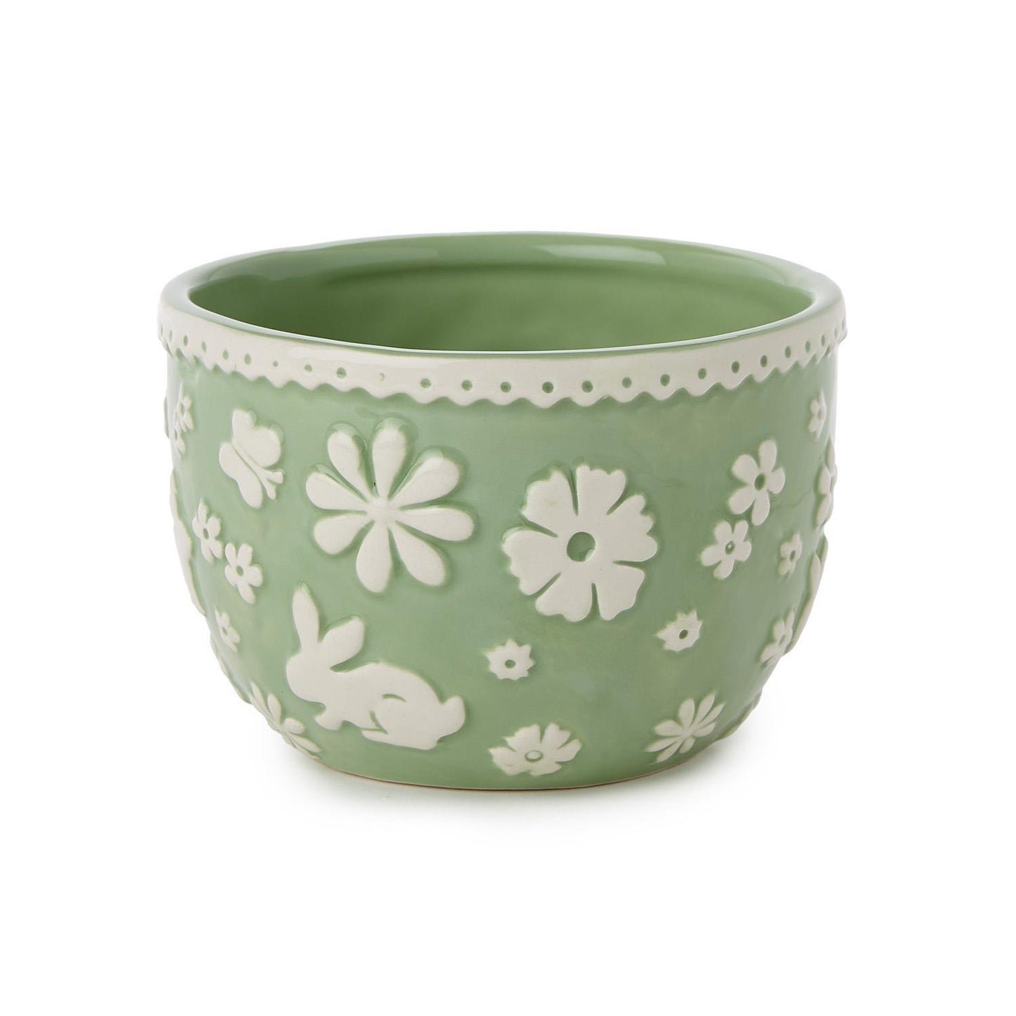 Whimsy Bunny Relief Pattern Bowl