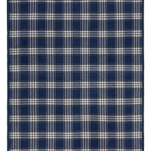 Load image into Gallery viewer, ChappyWrap Autumn Plaid Vintage Blue Blanket
