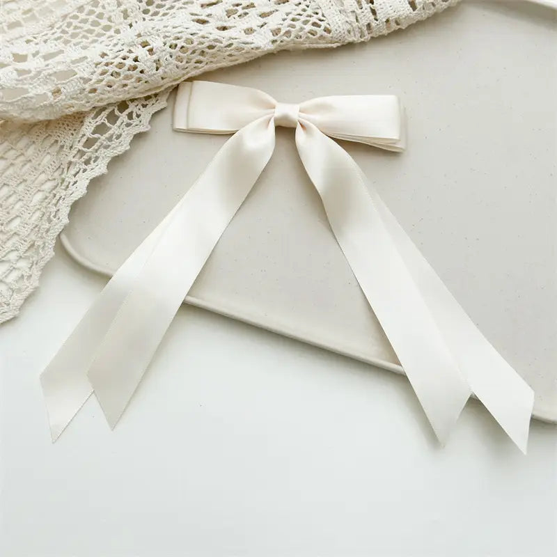 Bow Ribbon Barrette Clip