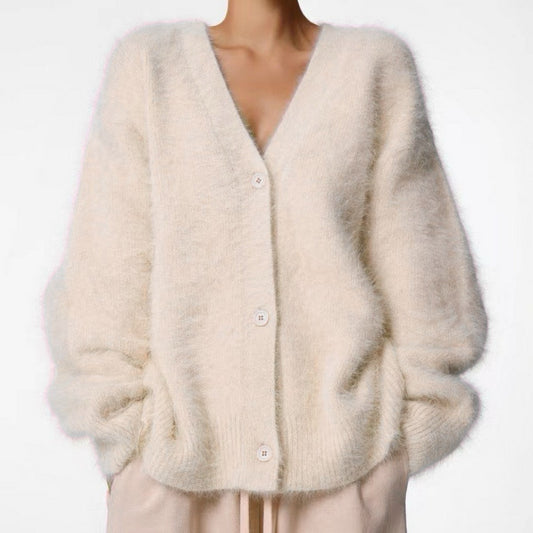 Cozy Faux Mink Cardigan