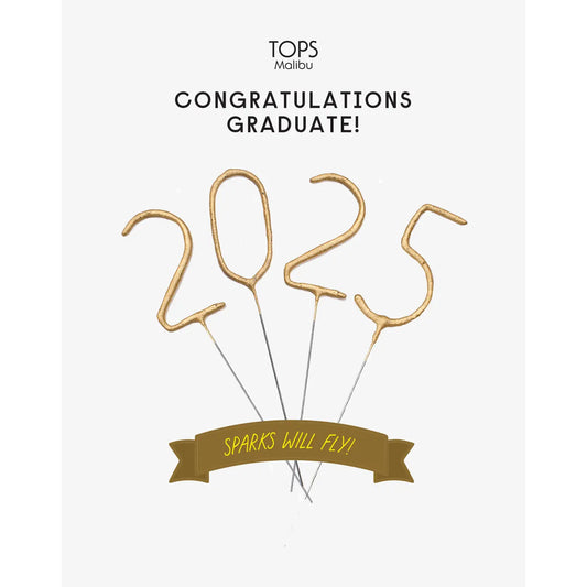 Mini Golden Sparkler Wand 2026 Happy New Year