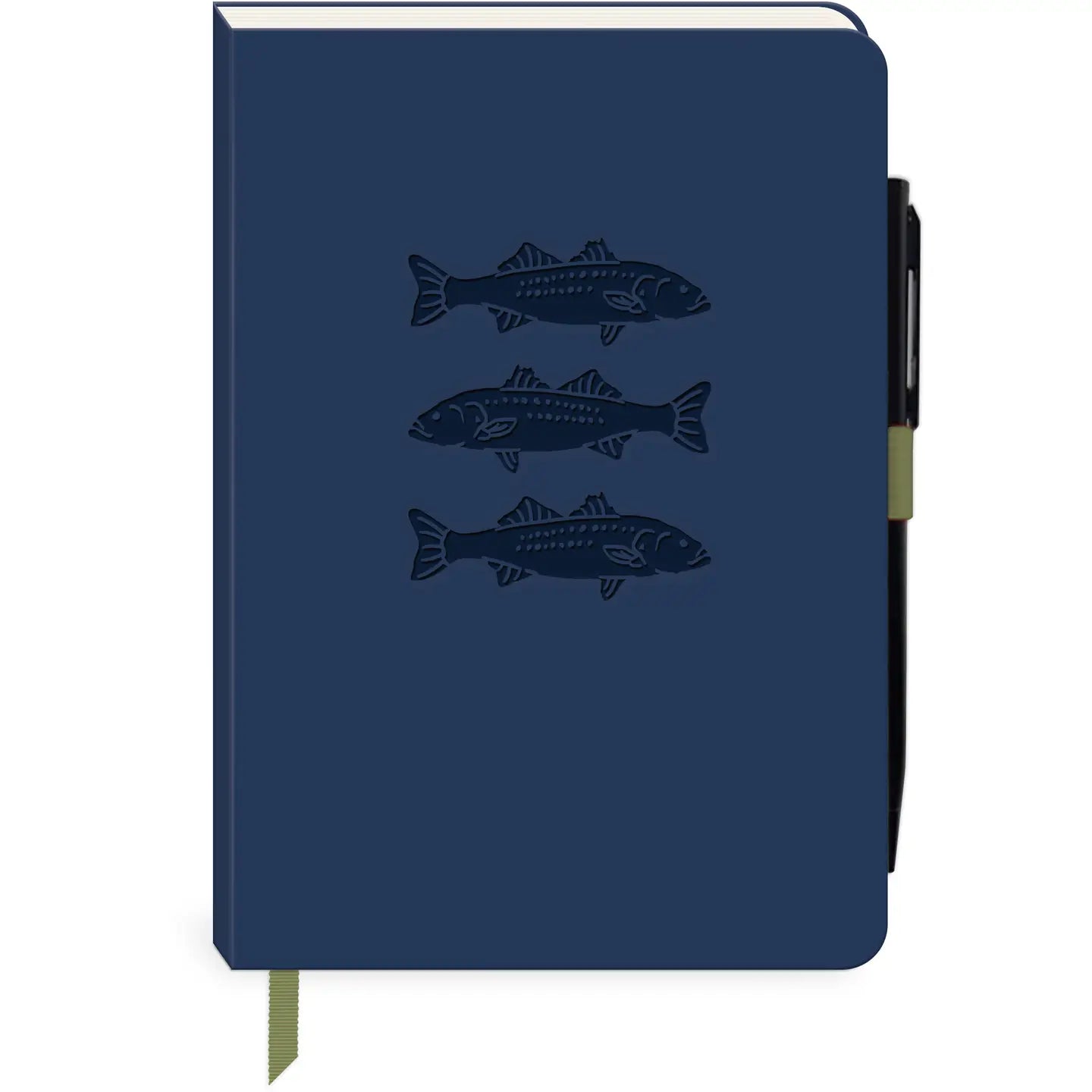 Sporting Goods Fish Softcover Journal w/ Pen