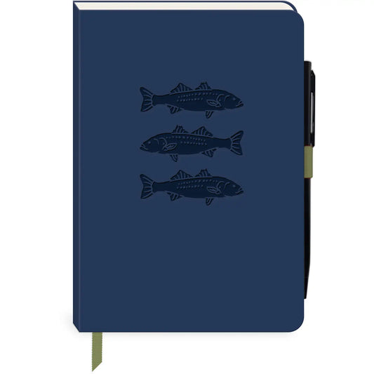 Sporting Goods Fish Softcover Journal w/ Pen