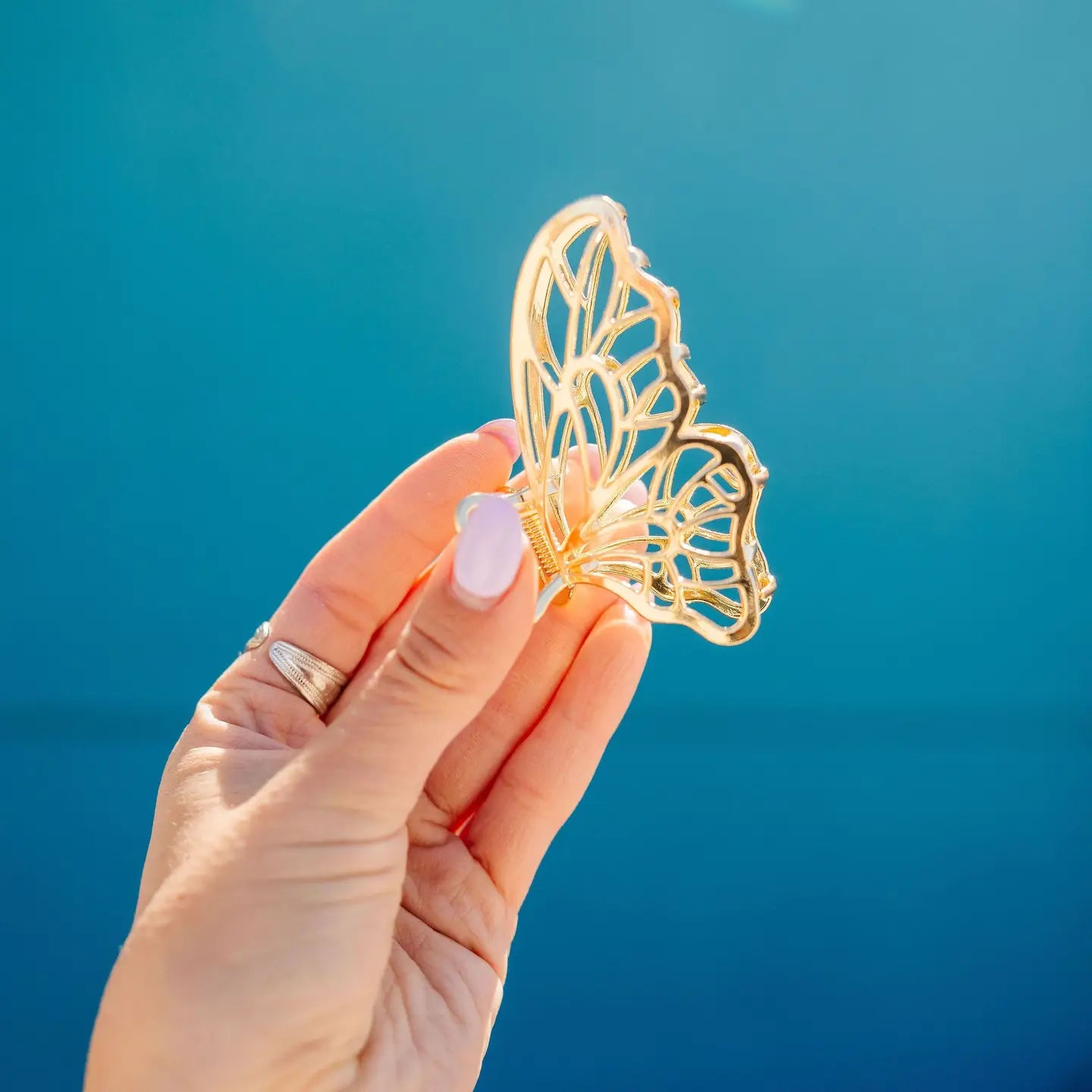 Butterfly Hair Claw Clip