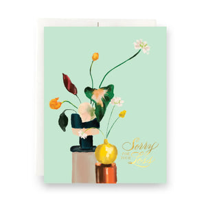 Sorry For Your Loss - Houseplant Sympathy Card