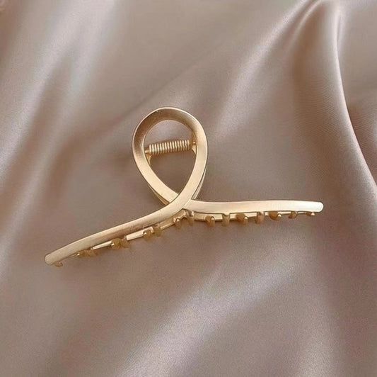 Faith Matte Gold Hair Claws Clip
