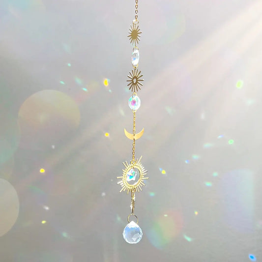 Crystal Suncatcher Rainbow Prism - Celestial