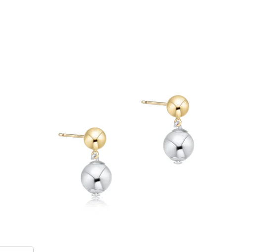 Enewton Classic 8mm Ball Drop Stud - Mixed Metal