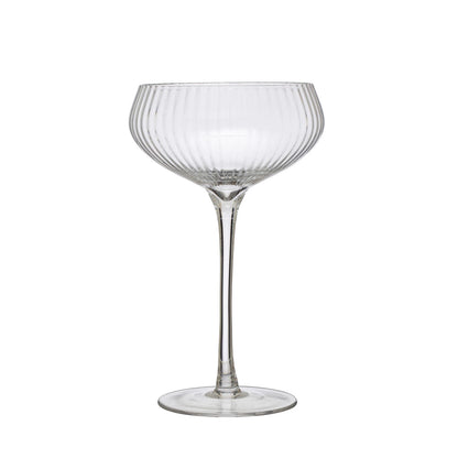 Pleated Champagne/Coupe Glass
