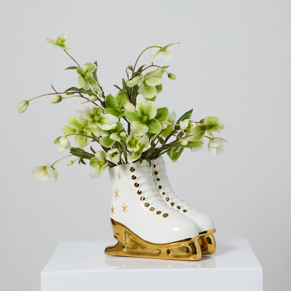 Ice Skate Planter