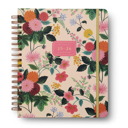 2026 Dahlia 17-Month Academic Hardcover Spiral Planner
