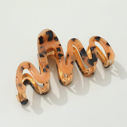 Willow Squiggle Metal Claw Clip