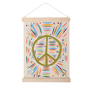 Peace Canvas Wall Hanging