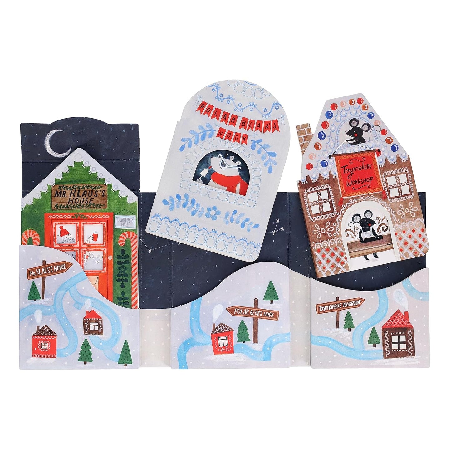 North Pole Village Book Set
