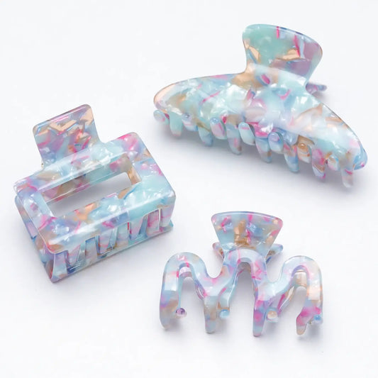 Aquamarine | Assorted Eco-Friendly Claw Clips