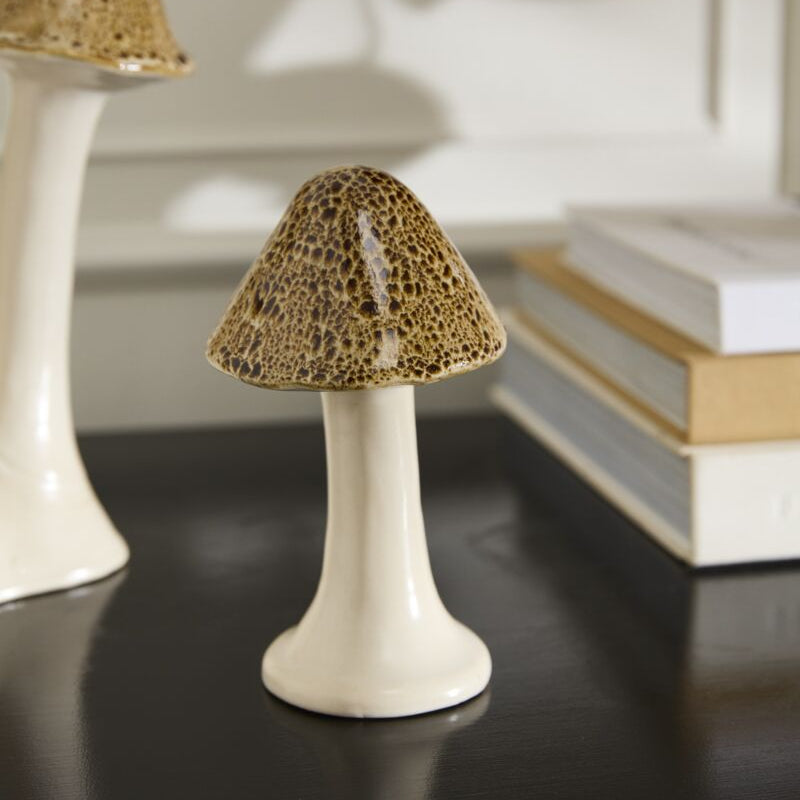 Speckled Mushroom Figurine
