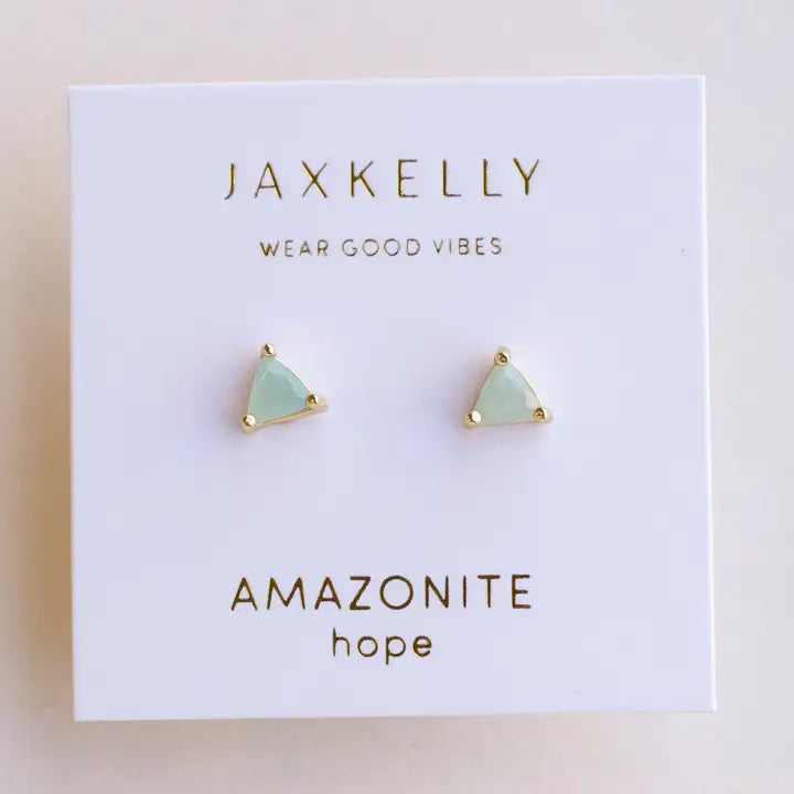Amazonite Mini Energy Gem Earrings