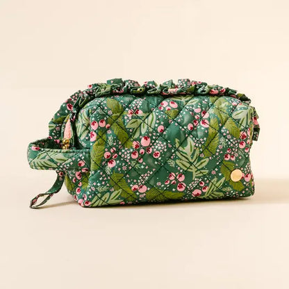 Essentials Quilted Cosmetic Pouch