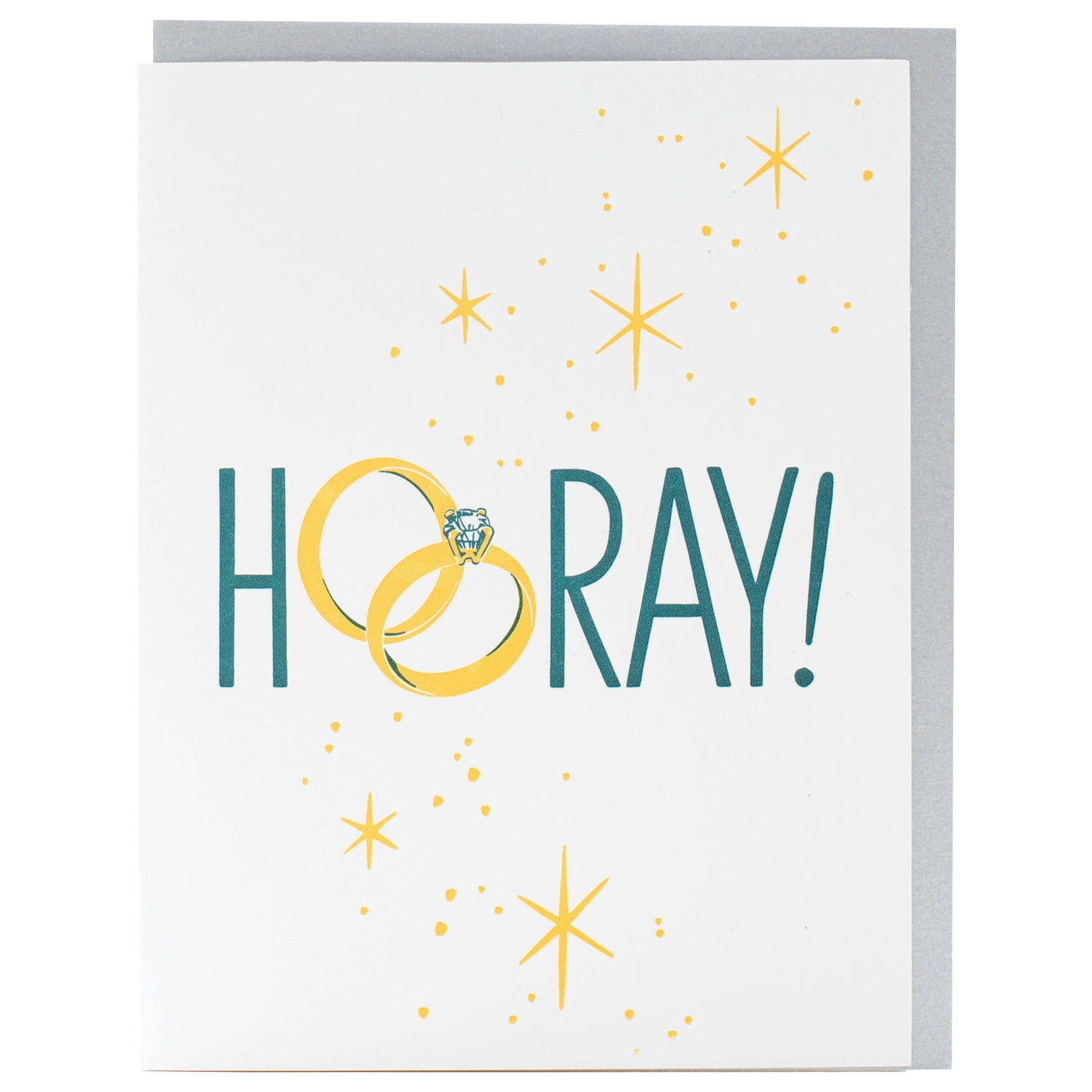Hooray Engagement Card