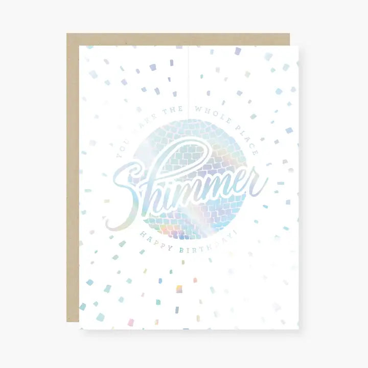 You Make the Whole Place Shimmer Card