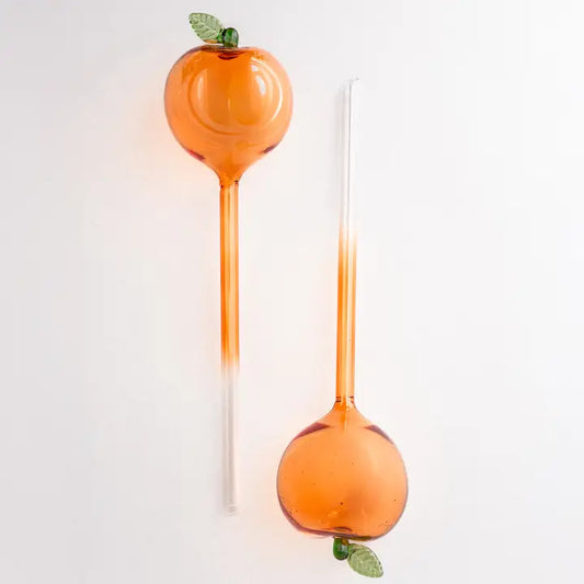 Peach Watering Globe