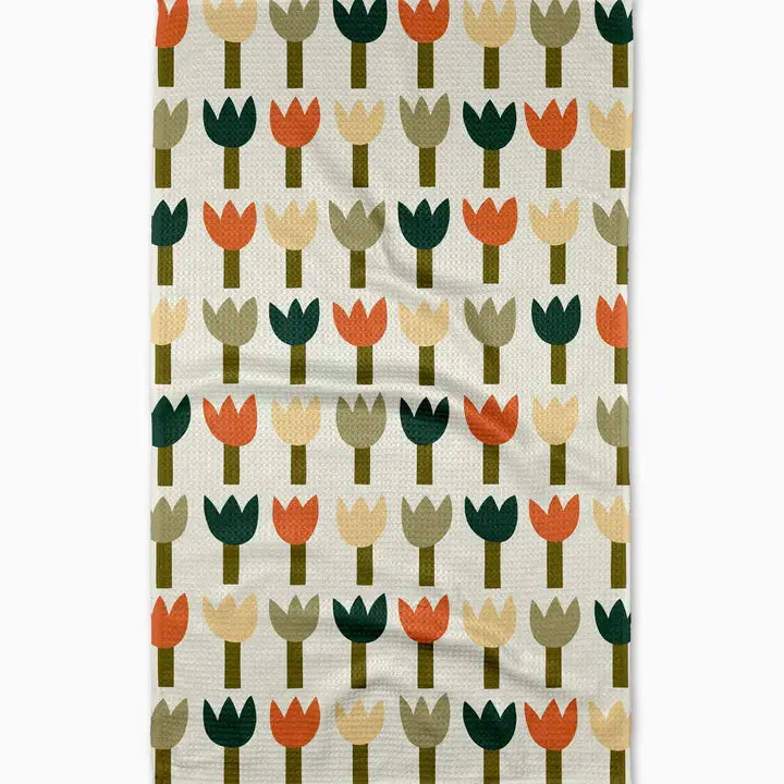 Tulip Row Tea Towel