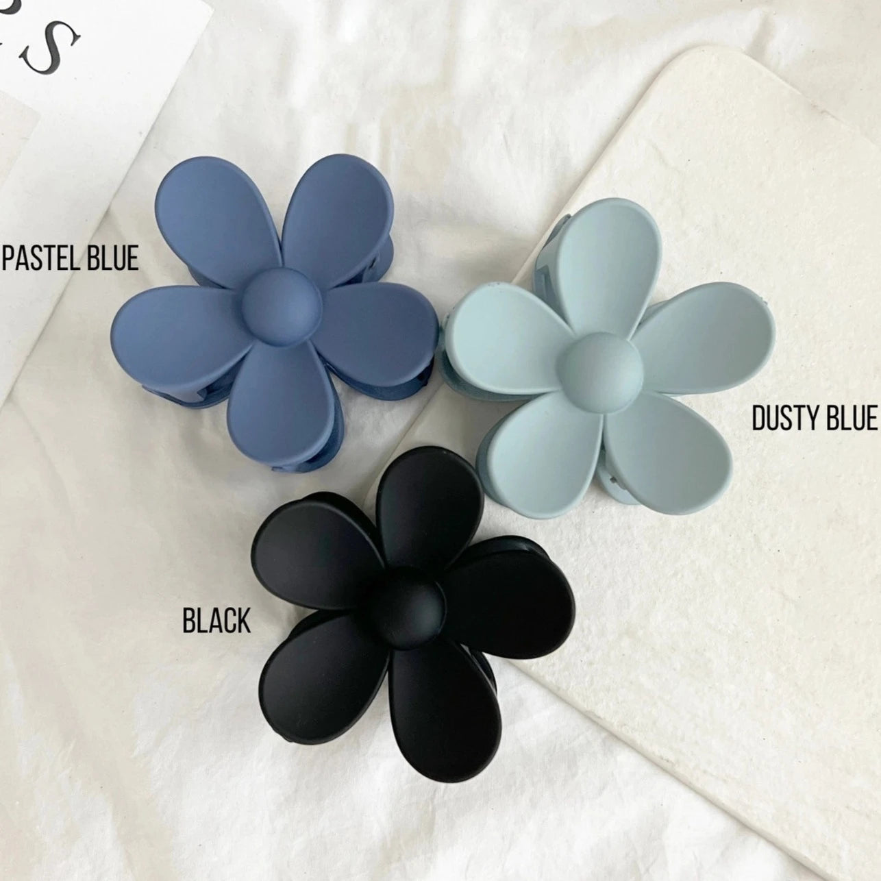 Ava Flower Hair Claw Clips