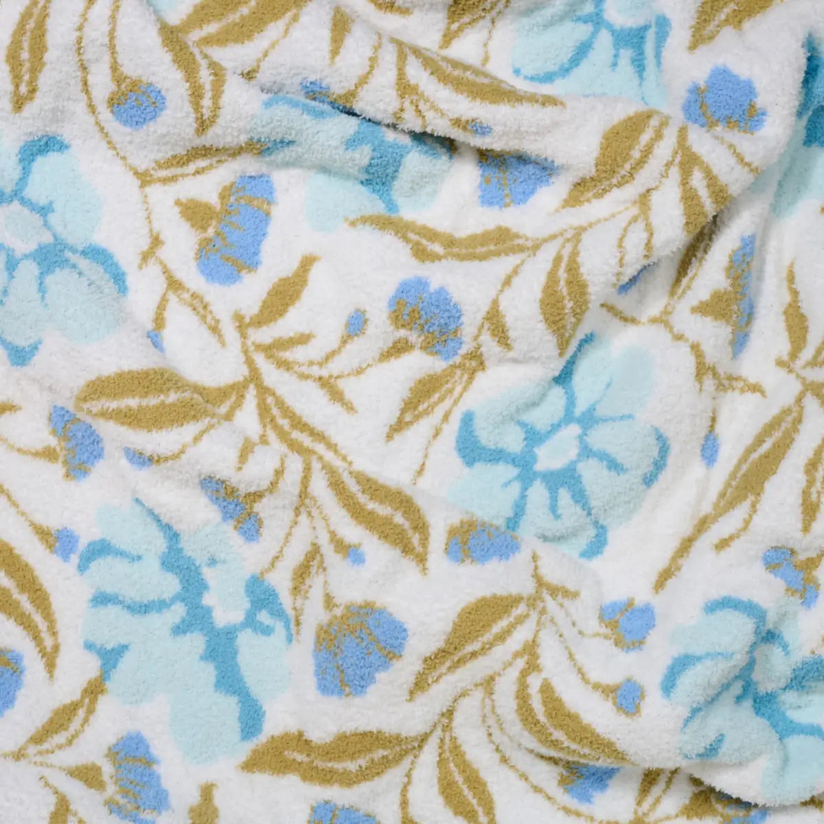 Cozy Dreams Luxe Blanket – Poppin' Petals Aqua