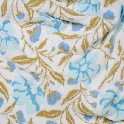 Cozy Dreams Luxe Blanket – Poppin' Petals Aqua