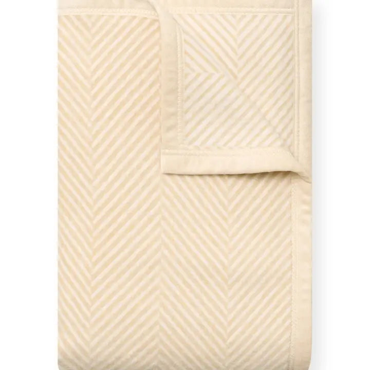 ChappyWrap Harborview Herringbone Cream Blanket